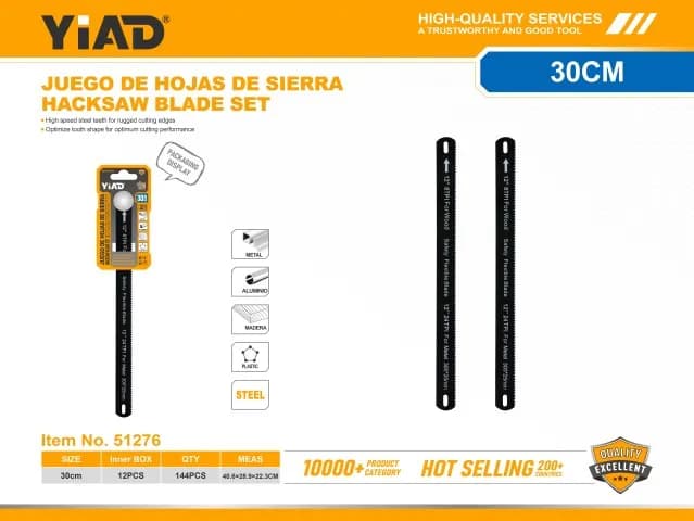 Pila za metal sječivo set 51276