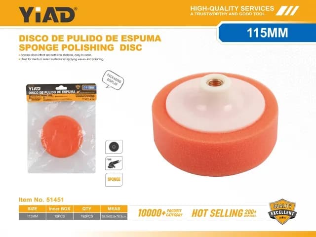 Sunđerasti disk za poliranje 51451