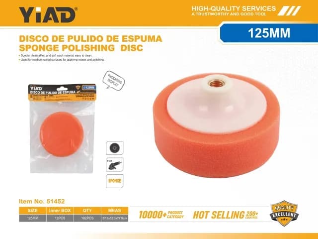 Sunđerasti disk za poliranje 51452