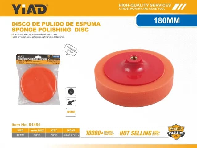 Sunđerasti disk za poliranje 51454