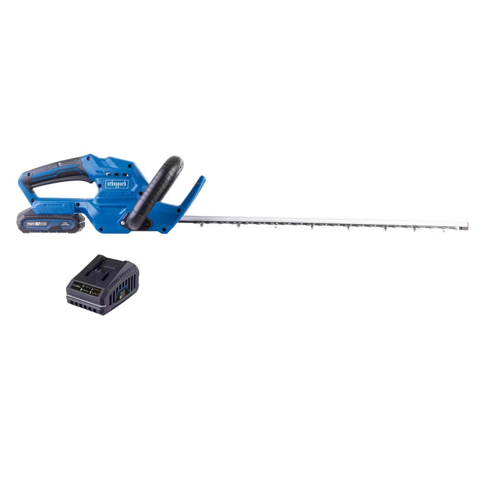 Scheppach aku makaze škare za živicu IXES C-HT570-X – SET S 1x 2Ah