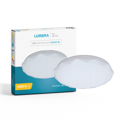 LED plafonjera Lumera Lighting Alicia, 36W, 4000K, promjer 50cm, zvjezdano nebo