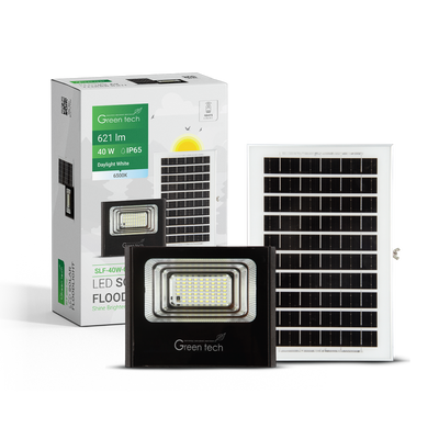 LED solarni reflektor Green Tech 40W, 6500K, IP65
