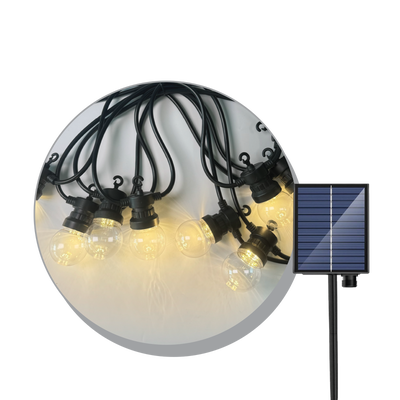 LED solarni svjetlosni lanac LUMERA LIGHTING IP65 3000K G50 ŽARx20, uključena