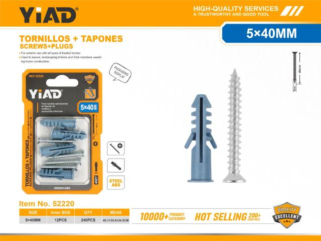 VIJAK I TIPL 5X40MM+M10 4/1 52220