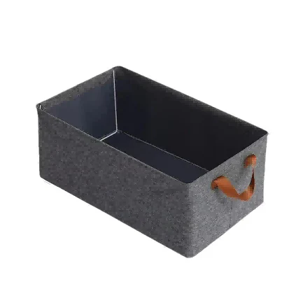 KUTIJA ZA ODLAGANJE SIVA 47X28X20CM MAK0989