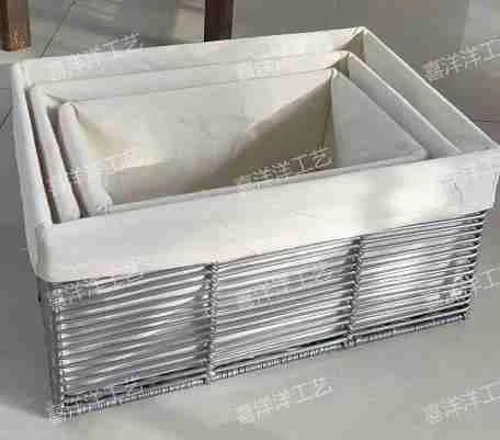 MAKER DEKOR.KORPA PLETENA SIVA 26X16X12CM MAK1098 56939