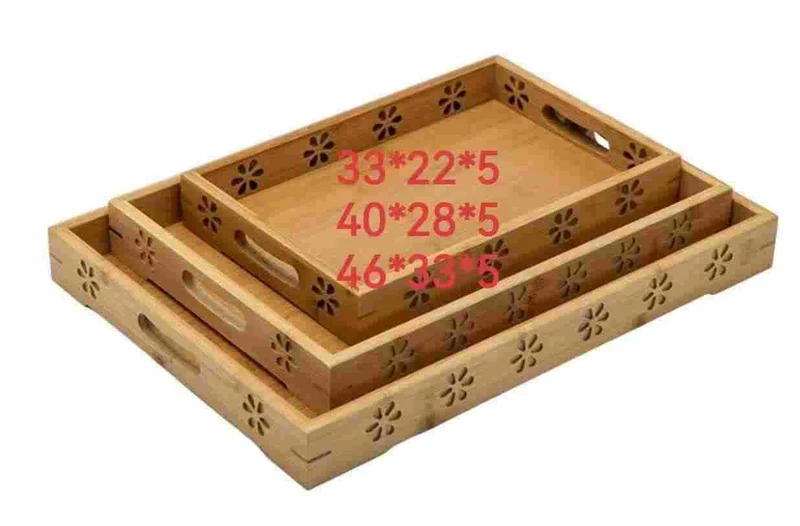 MAKER BAMBUS TACNA ČETVRTASTA 33X22X5CM MAK1444 57344