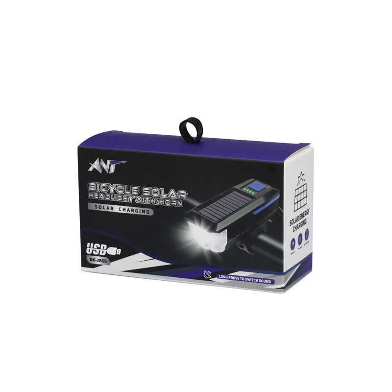 MAKER PREDNJE SVJETLO ZA BICIKL SOLAR+USB MAK2902