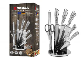 MAKER SET NOŽEVA INOX 7/1 NA STALKU MAK3298